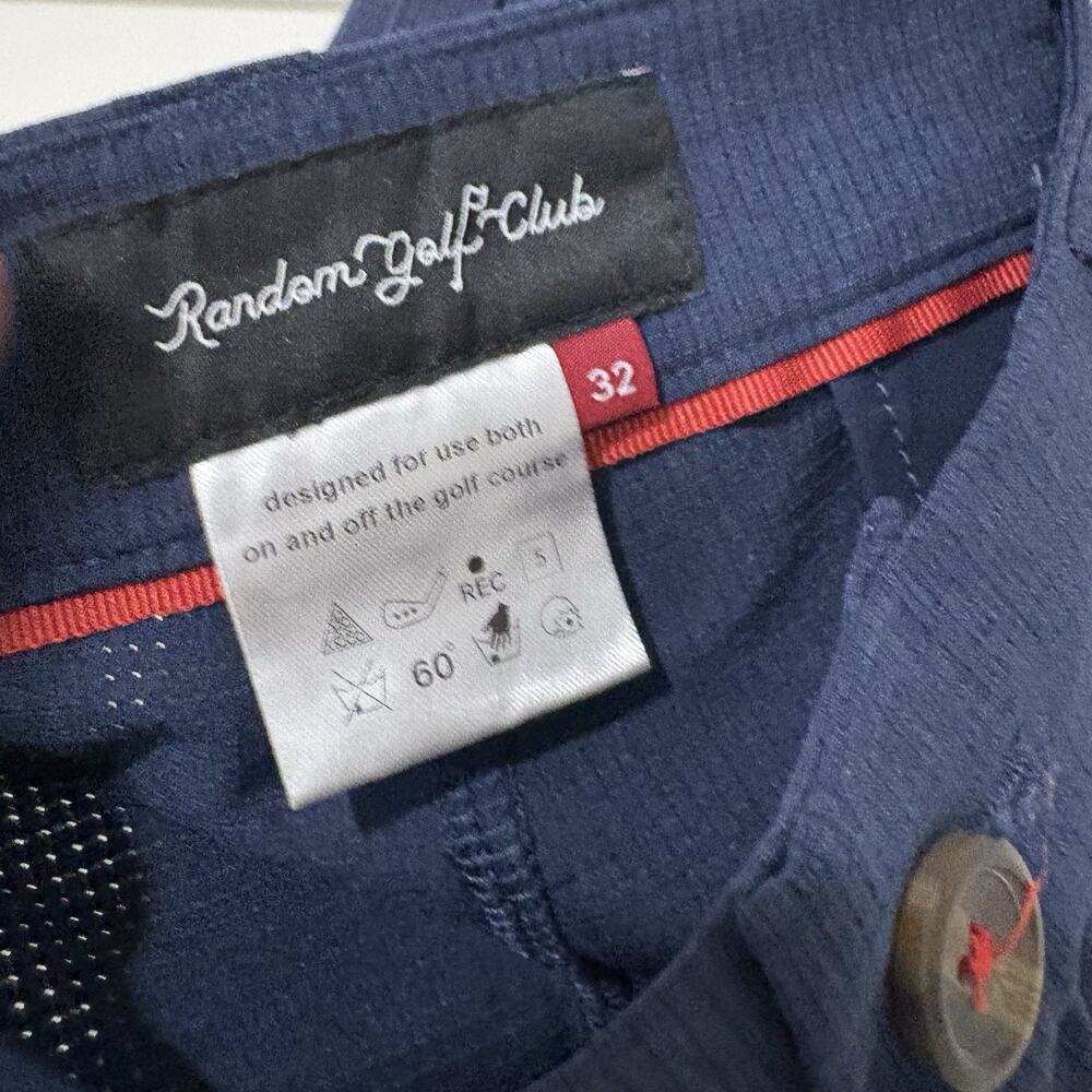 Random Golf Club RGC | Shorts Navy Pockets Performance 8 Inch Inseam- Size 32 - Picture 4 of 6